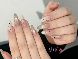 ミディアム りぼん Re:Bonrのネイルデザイン