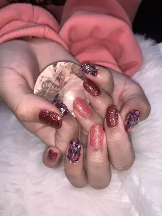 ネイル なぽ ❤︎長さだし / 韓国nailのネイルデザイン