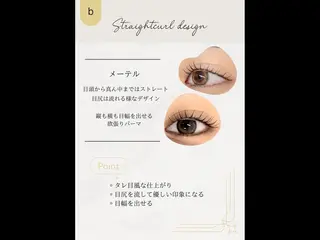 マツエク・マツパ SalonEF 芽生/MEIのマツエク・マツパデザイン