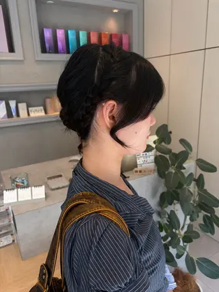ヘアアレンジ ヘアアレンジ🎀🫧 /艶カラー💕かほのヘアスタイル
