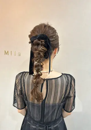 ロング Mila Hazukiのヘアスタイル
