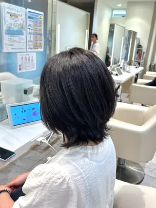 ミディアム カラー MIHO/透明感 カラー/似合わせ✂️のヘアスタイル