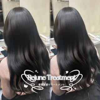 ロング ブリーチなしWカラー エクステ/スズ‎🤍のヘアスタイル