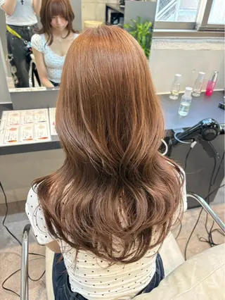 カラー 透明感カラー🩶/ 韓国風/れんかのヘアスタイル