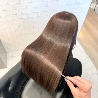 ロング パーマ 髪質改善/ ハイトーン 中野亘稀のヘアスタイル