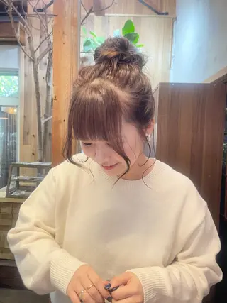 カラー ヘアアレンジ 大村 日向子のヘアスタイル