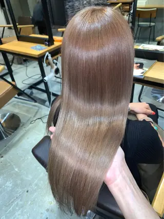 ロング 縮毛矯正/髪質改善 井上智秀のヘアスタイル