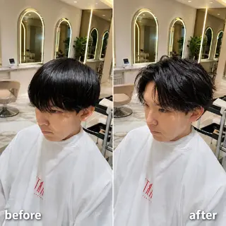 メンズ こが とあのヘアスタイル