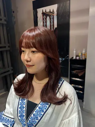 セミロング カラー 似合う髪型見つけます AYAKAのヘアスタイル