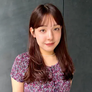 ロング カラー 暖色/柔らかベージュ 🐈ayano♡のヘアスタイル