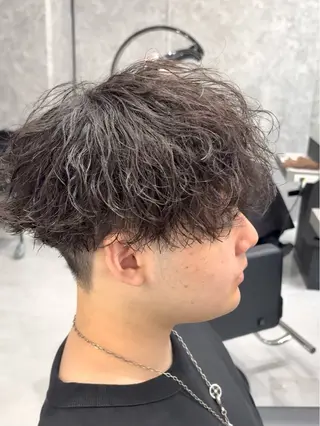 パーマ メンズ ⚡️メンズパーマ特化 美容師⚡️ 真裟斗のヘアスタイル