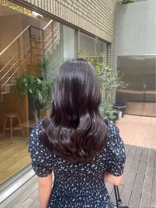 セミロング 縮毛矯正/レイヤー 🌙児玉光瑠のヘアスタイル