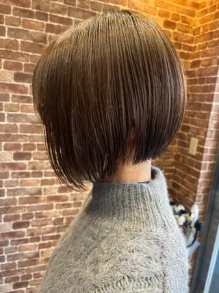 ミディアム カラー パーマ ヘアアレンジ メンズ キッズ ネイル マツエク・マツパ アイブロウ 久木原 ゆりのヘアスタイル