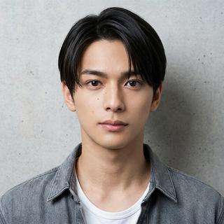 メンズ センターパート/ フェザーパーマ/酒井のヘアスタイル