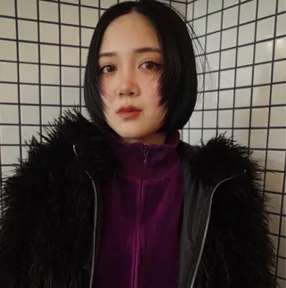 ショート カラー 立木 梨那のヘアスタイル