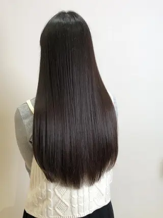 ロング 梶谷 和希のヘアスタイル