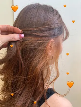 ミディアム カラー 新宿駅近♡個室 ♡関口三都季🌜のヘアスタイル