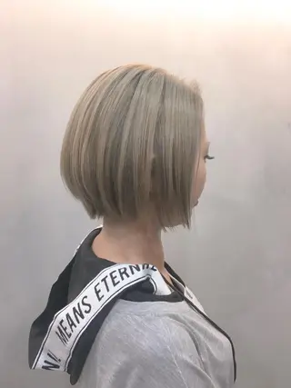 ショート カラー 中田 敏明のヘアスタイル