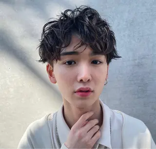 パーマ メンズ メンズ指名no'1 佐藤　亘のヘアスタイル