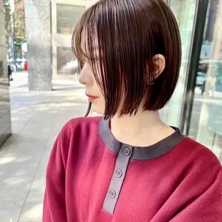 ショート カラー ヘアアレンジ トレンドヘア🩶 艶髪🩶yoshiのヘアスタイル