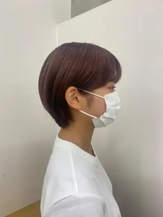 ショート カラー 韓国好き🇰🇷 美容師MIKUのヘアスタイル