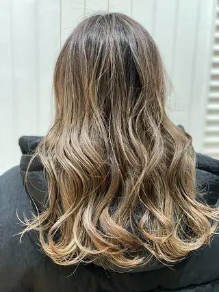 ロング カラー Snaly カラー特化ページのヘアスタイル