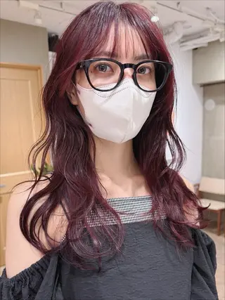 ロング 透明感カラー 🎀エリコ🌈のヘアスタイル