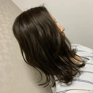 セミロング 高井 丈のヘアスタイル