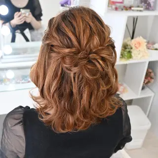ヘアアレンジ 麻優 ヘアセットのヘアスタイル