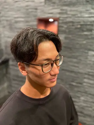 ミディアム メンズ 大竹 翔のヘアスタイル