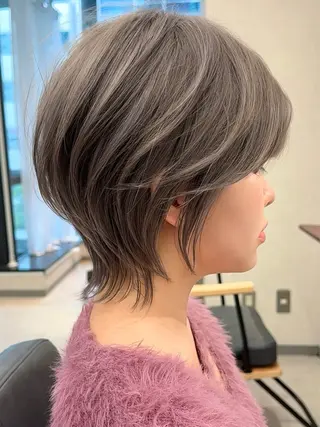 ショート カラー ⭐️銀座/ショート/ 艶カラー/りょうがのヘアスタイル