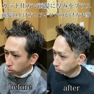 ショート メンズ 店長💈山田竜太 BARBERのヘアスタイル