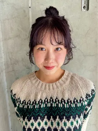 ミディアム カラー 画 kirikaのヘアスタイル