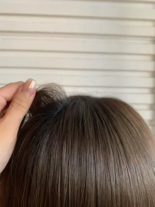 セミロング 🪿透明感/艶カラー ﾜﾀﾅﾍﾞｱｵｲのヘアスタイル