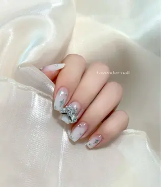 ネイル Lavender nail·中島公園のネイルデザイン