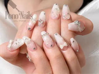 ミディアム Pono  Nailsのネイルデザイン