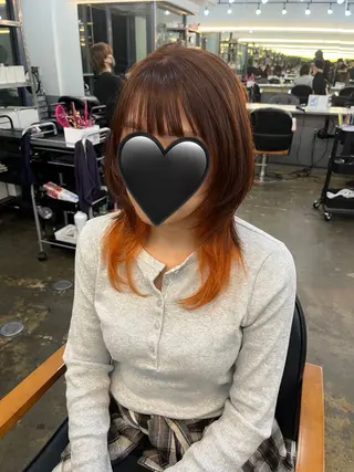 ミディアム カラー 🌛ダブルカラー 🌜SAYAKAのヘアスタイル
