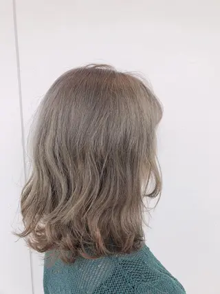 ミディアム やました りなのヘアスタイル