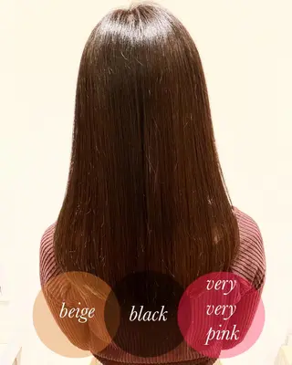 セミロング カラー 【ツヤ髪カラー】本郷 星音のヘアスタイル