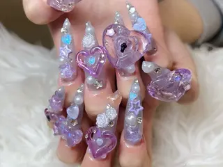 ネイル Kei Nail 長さ出し 付け放題のネイルデザイン