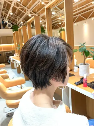 ショート 中尾 文哉のヘアスタイル