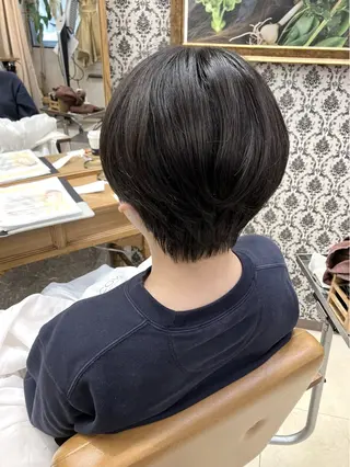 ショート 阿部 雲母のヘアスタイル