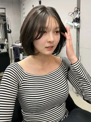 ショート 盛れる透けカラー🎀 似合わせ/uiのヘアスタイル
