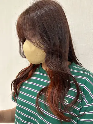 カラー 村瀬 美来のヘアスタイル