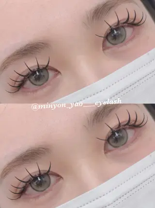 マツエク・マツパ ミニョン八尾 💎MOMOKAのマツエク・マツパデザイン
