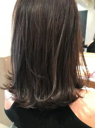 ミディアム カラー 髪質改善 makiuchiのヘアスタイル