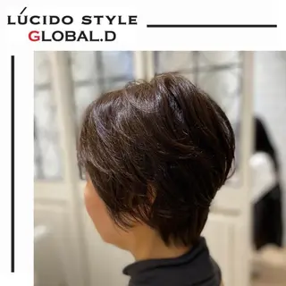 ショート カラー パーマ ヘアアレンジ メンズ キッズ ✂︎ショート、ボブ、 レイヤー🩵YUMIのヘアスタイル