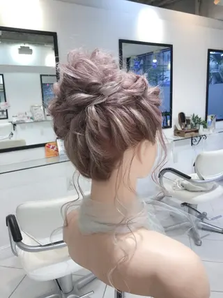 ロング ヘアアレンジ ✨韓国風ヘア/艶髪 カラー✨yumeのヘアスタイル