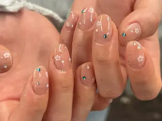 ネイル rina ニュアンス♡ワンホンのネイルデザイン