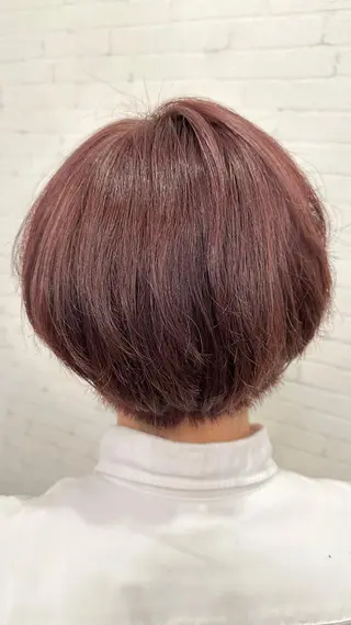 ショート カラー 🐰ハイトーンカラー 畠山 渡🐰のヘアスタイル